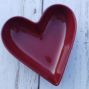 Set of 4 Pampered Chef Simple Additions Heart Dish